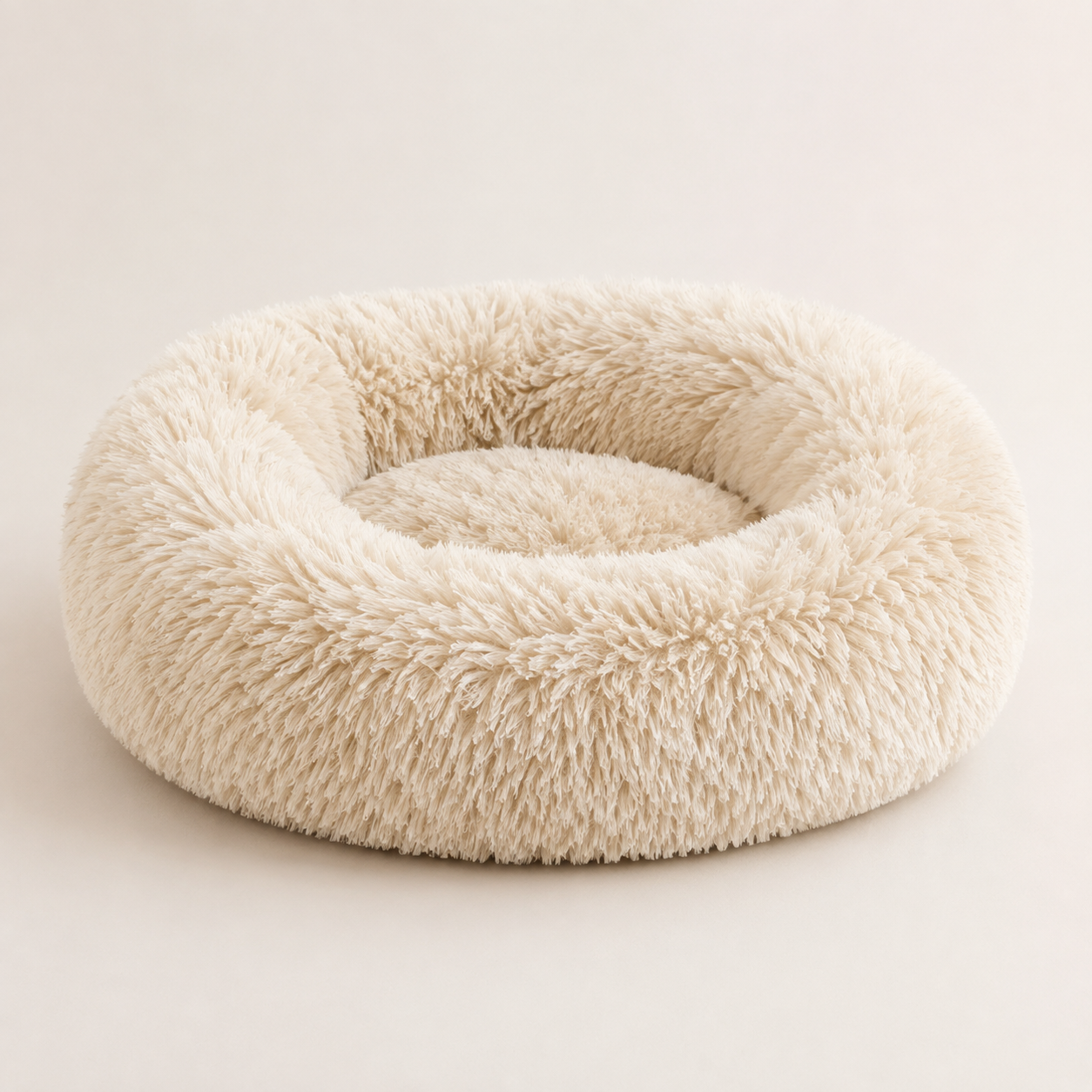 Cama Relaxante para Cães, de Pelúcia, Lavável à Máquina, Design Aconchegante