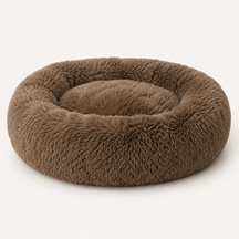 Cama Relaxante para Cães, de Pelúcia, Lavável à Máquina, Design Aconchegante