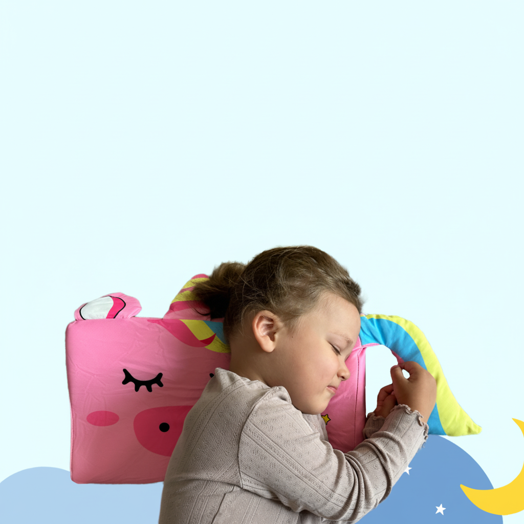 Almofada Sensorial para Bebês Conforto Texturizado para Sono Tranquilo