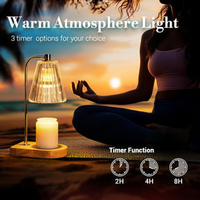 Candle Lamp Electric Wax Melting Table Light