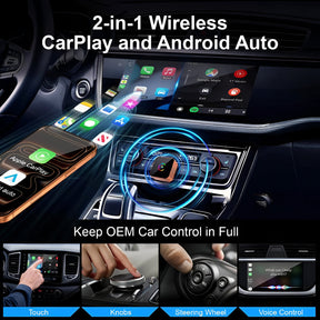 Adaptador Wireless para CarPlay Mini Dispositivo de Conectividade USB Auto