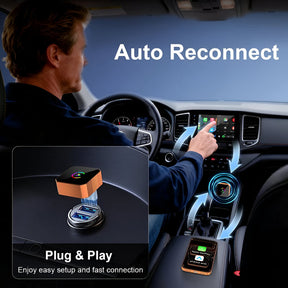Adaptador Wireless para CarPlay Mini Dispositivo de Conectividade USB Auto
