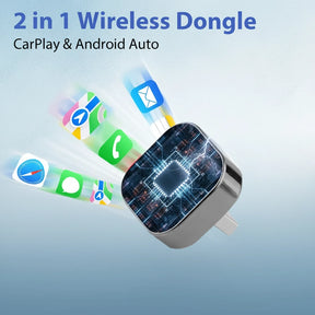Adaptador CarPlay Sem Fio para Android Auto Dongle USB Plug and Play