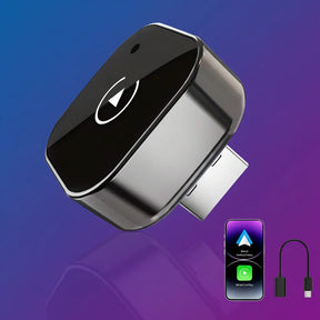 Adaptador CarPlay Sem Fio para Android Auto Dongle USB Plug and Play
