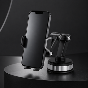 Suporte Veicular para Celular Ajustável com Clipe para Painel ou Saída de Ar