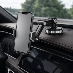 Suporte Veicular para Celular Ajustável com Clipe para Painel ou Saída de Ar