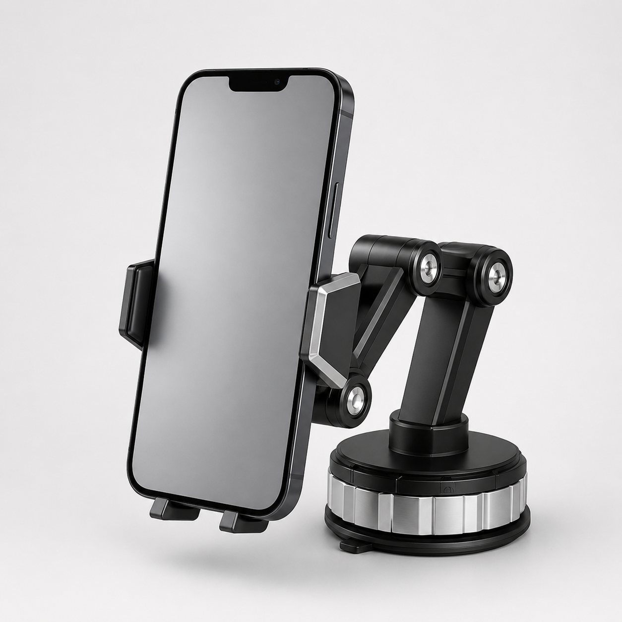 Suporte Veicular para Celular Ajustável com Clipe para Painel ou Saída de Ar