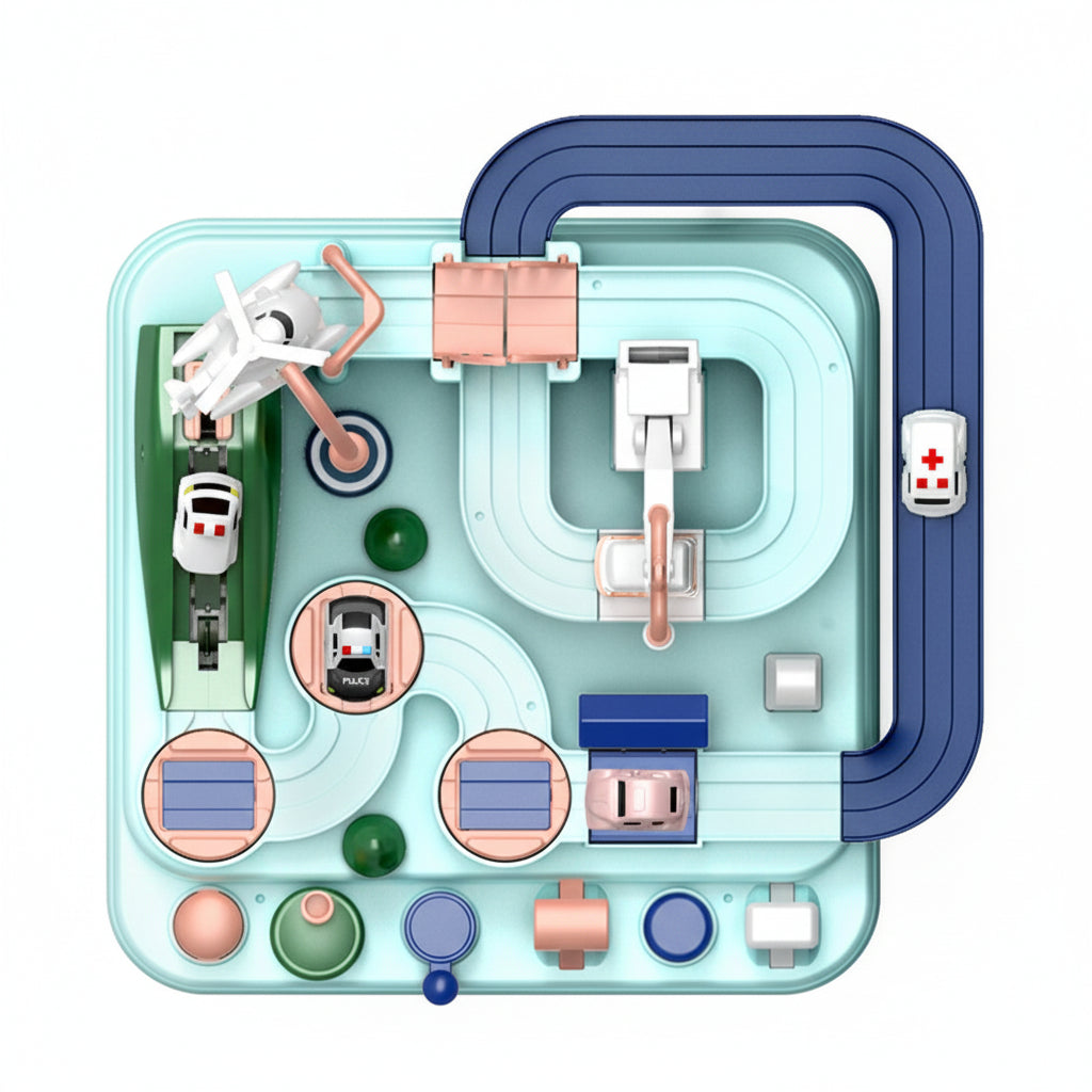 Brinquedo de Pista de Carros City Adventure Puzzle Game