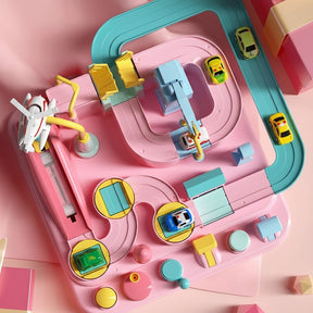 Brinquedo de Pista de Carros City Adventure Puzzle Game