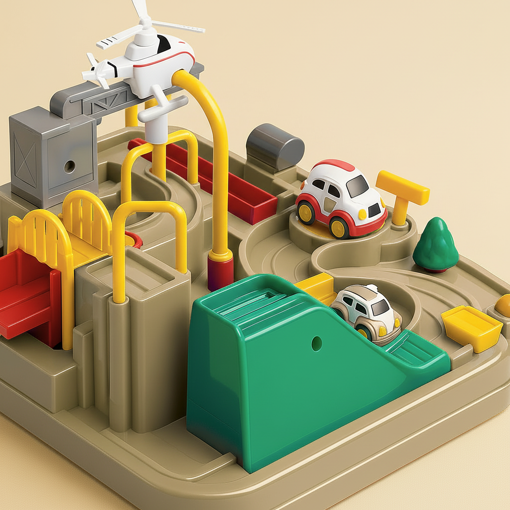 Brinquedo de Pista de Carros City Adventure Puzzle Game