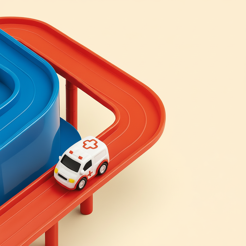 Brinquedo de Pista de Carros City Adventure Puzzle Game