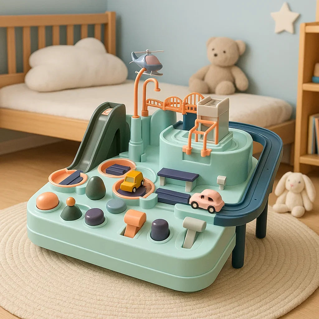 Brinquedo de Pista de Carros City Adventure Puzzle Game