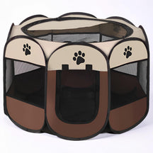 Cat Playpen Foldable Mesh Portable Pet Tent