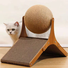 Brinquedo Interativo de Escalada Bola Arranhador para Gatos
