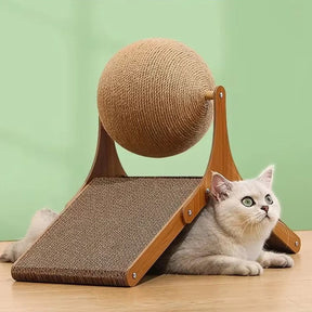 Brinquedo Interativo de Escalada Bola Arranhador para Gatos
