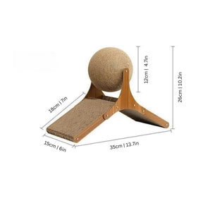 Brinquedo Interativo de Escalada Bola Arranhador para Gatos
