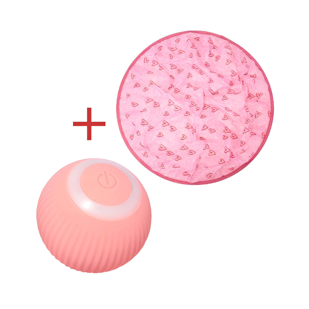 Tapete de Brinquedo Interativo para Gatos com Conjunto de Bola de Perseguição