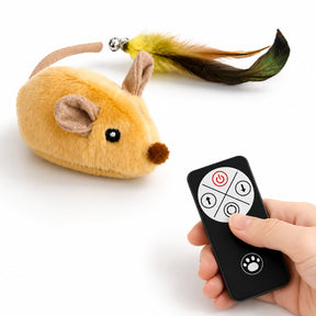 Brinquedo Interativo para Gatos Rato de Controle Remoto para Perseguição