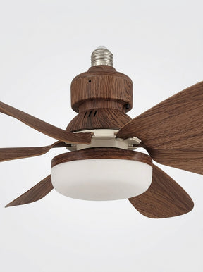 Ventilador de teto com luminária tipo soquete