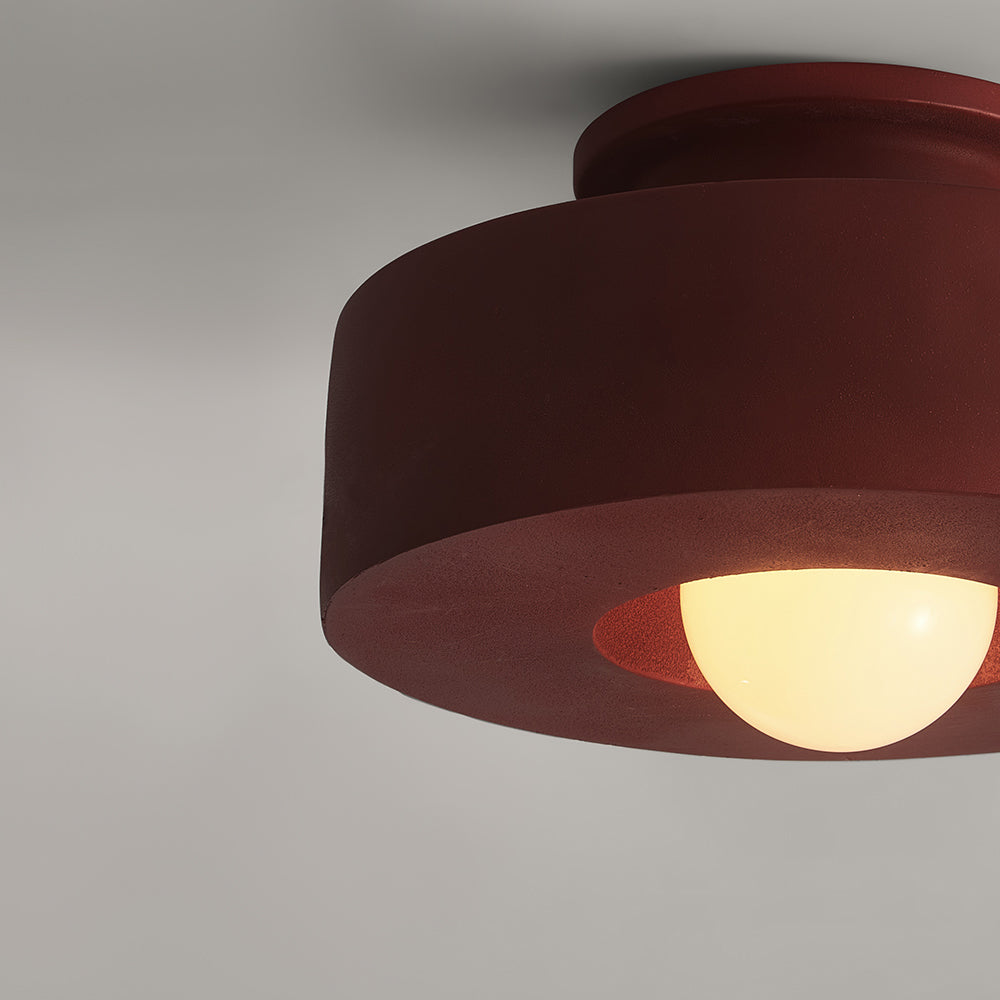 Luminária de Teto CeraCyl | Design Nórdico Geométrico