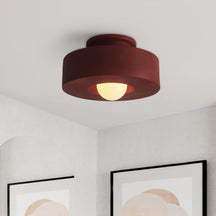 Luminária de Teto CeraCyl | Design Nórdico Geométrico