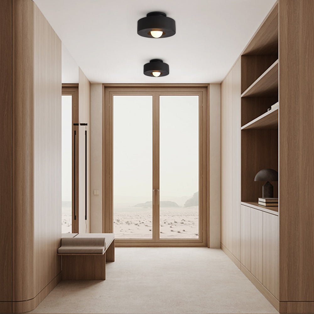 Luminária de Teto CeraCyl | Design Nórdico Geométrico