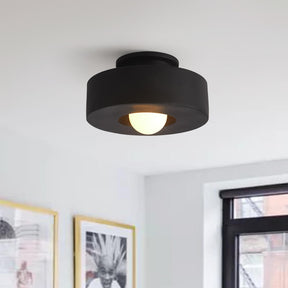 Luminária de Teto CeraCyl | Design Nórdico Geométrico