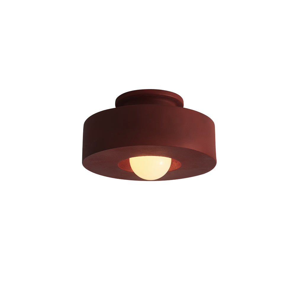 Luminária de Teto CeraCyl | Design Nórdico Geométrico