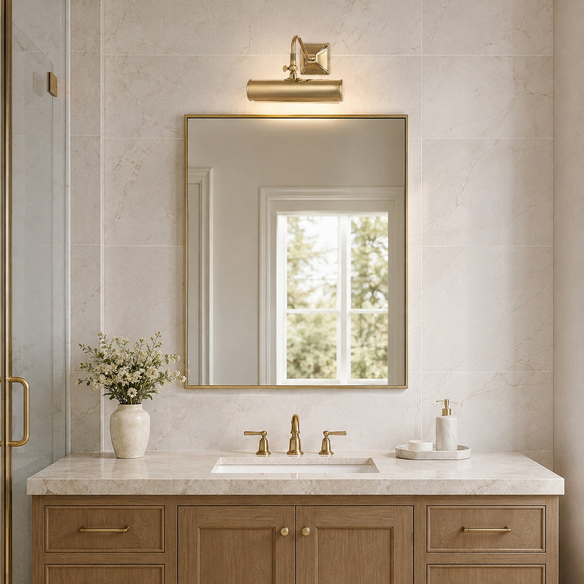 Adjustable Brass Wall Sconce – product image 2