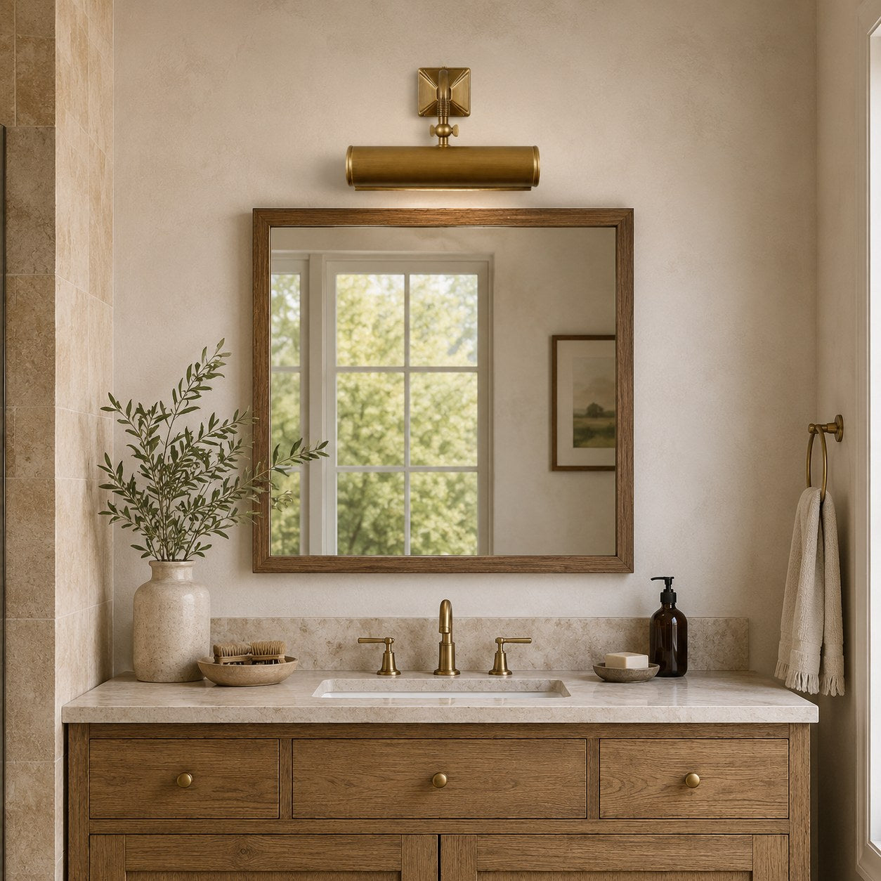 Adjustable Brass Wall Sconce – product image 3