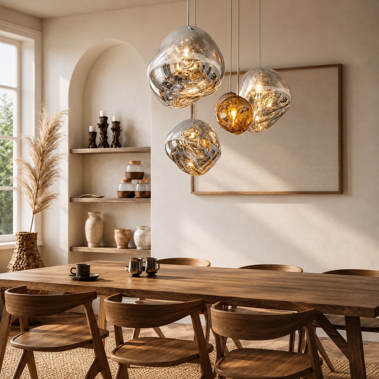 Lava Acrylic Pendant Light – pendant light image 2