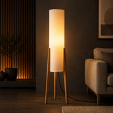 Natural Wood Floor Lamp – Light Wood, Tricolor – floor lamp image 9