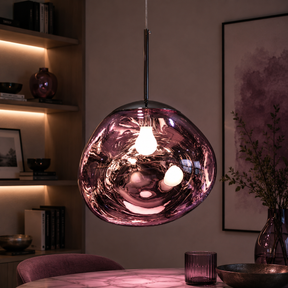 Lava Acrylic Pendant Light – Pink, 19.6″ / 49.8cm, Glass – pendant light image 74