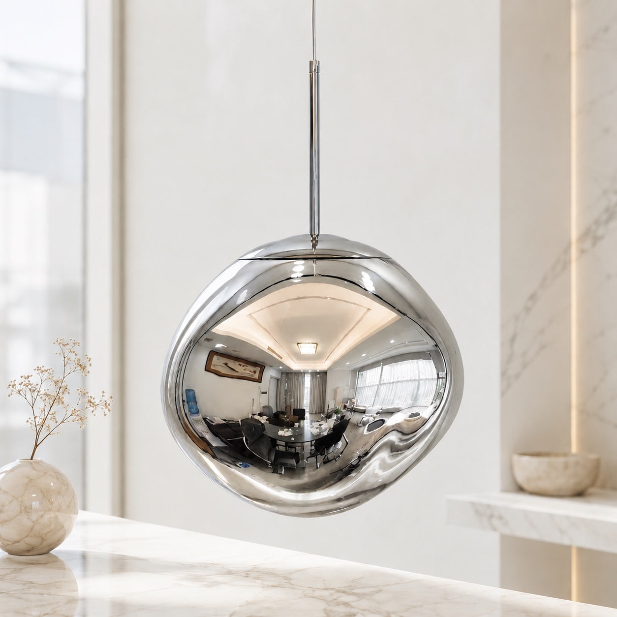 Lava Acrylic Pendant Light – Silver, 19.6″ / 49.8cm, Acrylic – pendant light image 33