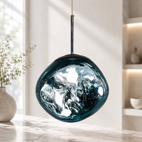 Lava Acrylic Pendant Light – Blue, 19.6″ / 49.8cm, Glass – pendant light image 84