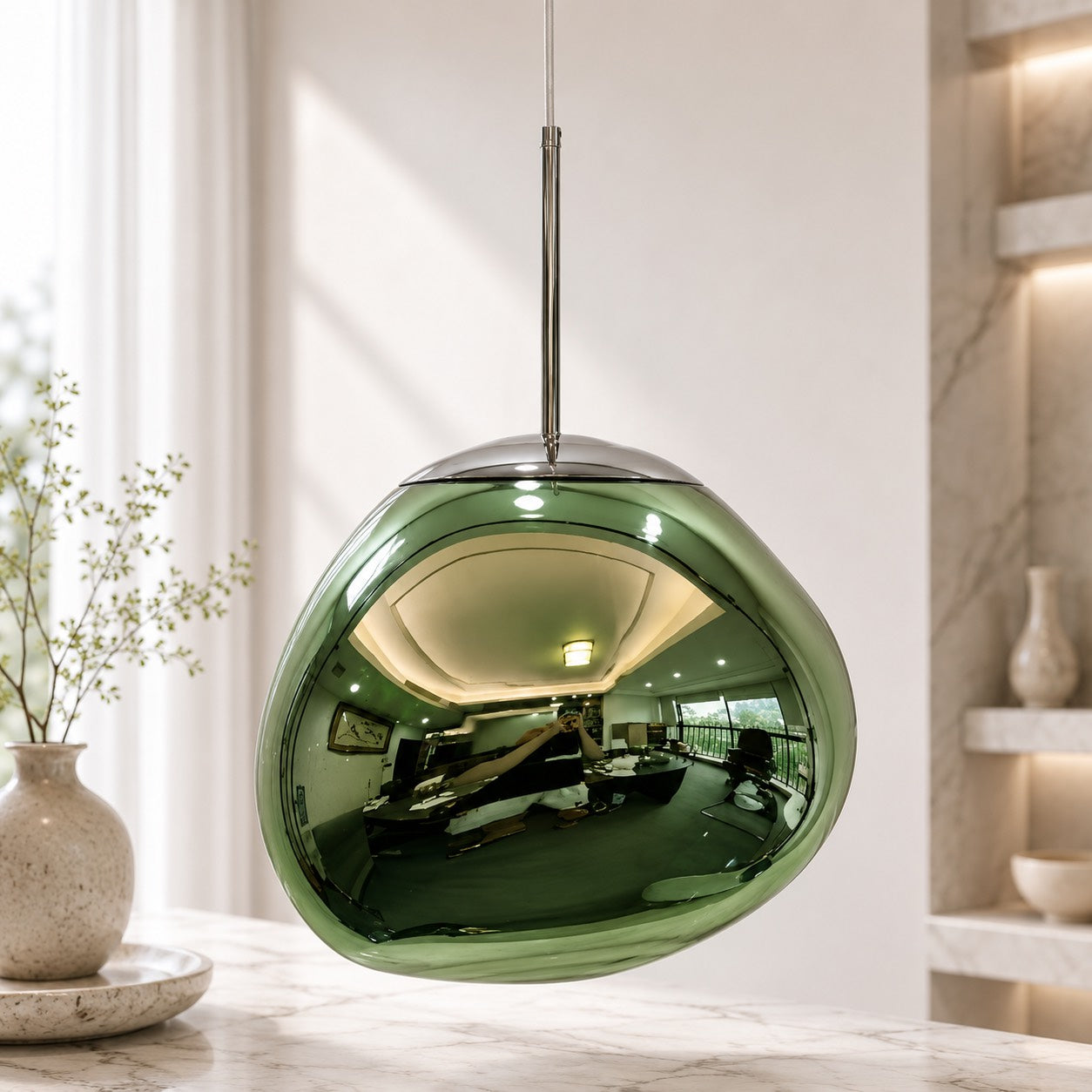 Lava Acrylic Pendant Light – Green, 19.6″ / 49.8cm, Acrylic – pendant light image 53