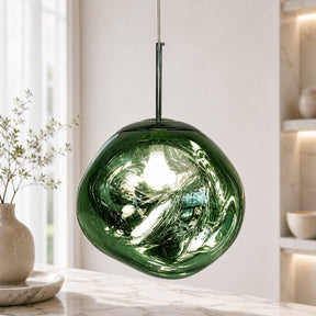 Lava Acrylic Pendant Light – Green, 19.6″ / 49.8cm, Glass – pendant light image 54