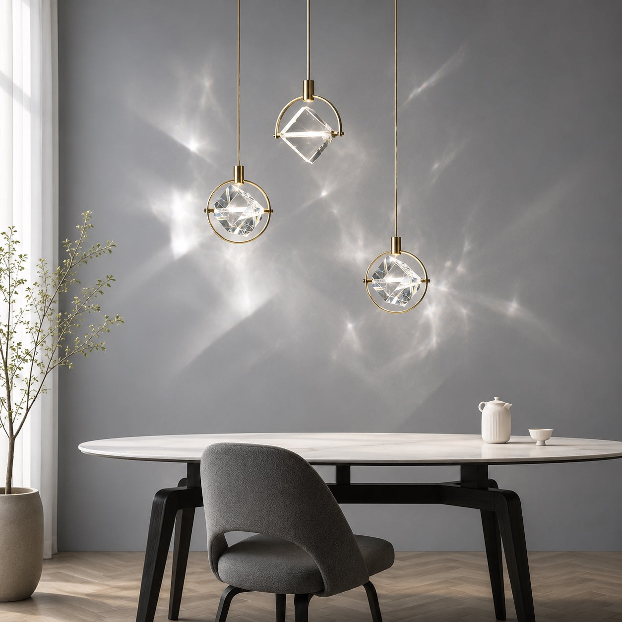Crystal COB LED Pendant Light – pendant light image 3