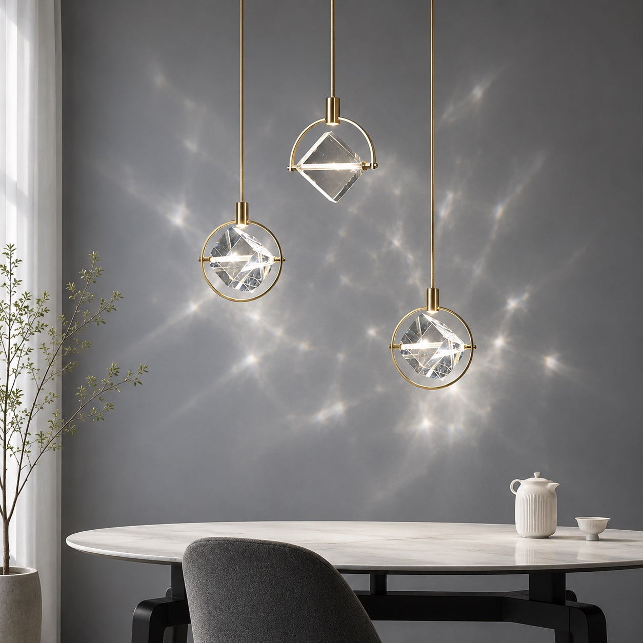 Crystal COB LED Pendant Light – pendant light image 5