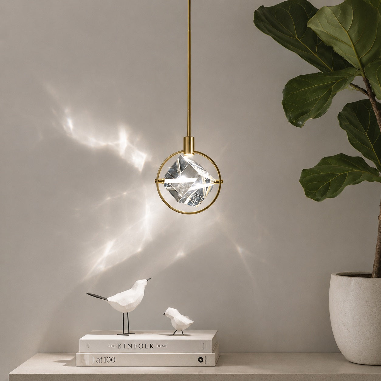 Crystal COB LED Pendant Light – Closed – pendant light image 7