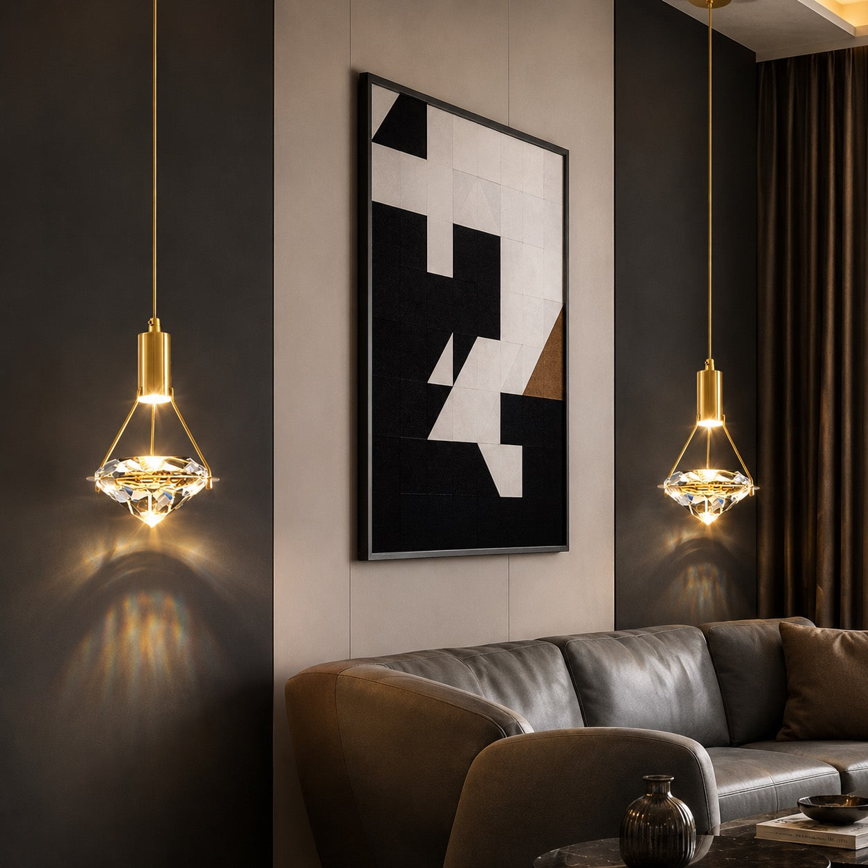 Crystal Pendant Light – pendant light image 2