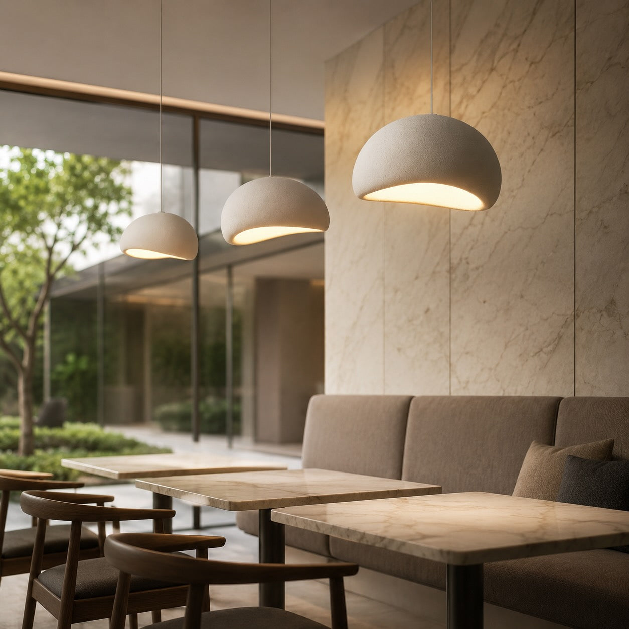 Wabi Sabi Pendant Light – Dark Grey, 31.5" – pendant light image 13
