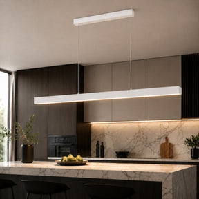 Glass Pendant Lamp – White 59" / 150cm, Warm White 3000k – pendant light image 11