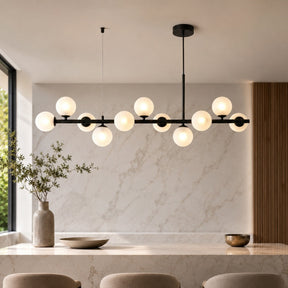 Glass Globe Cluster Pendant Light – pendant light image 2