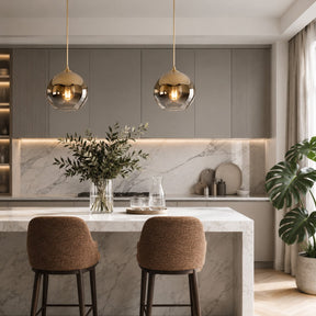 Glass Globe Pendant Light – pendant light image 3