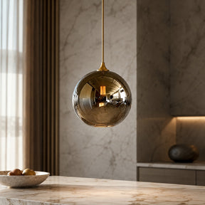Glass Globe Pendant Light – pendant light image 2