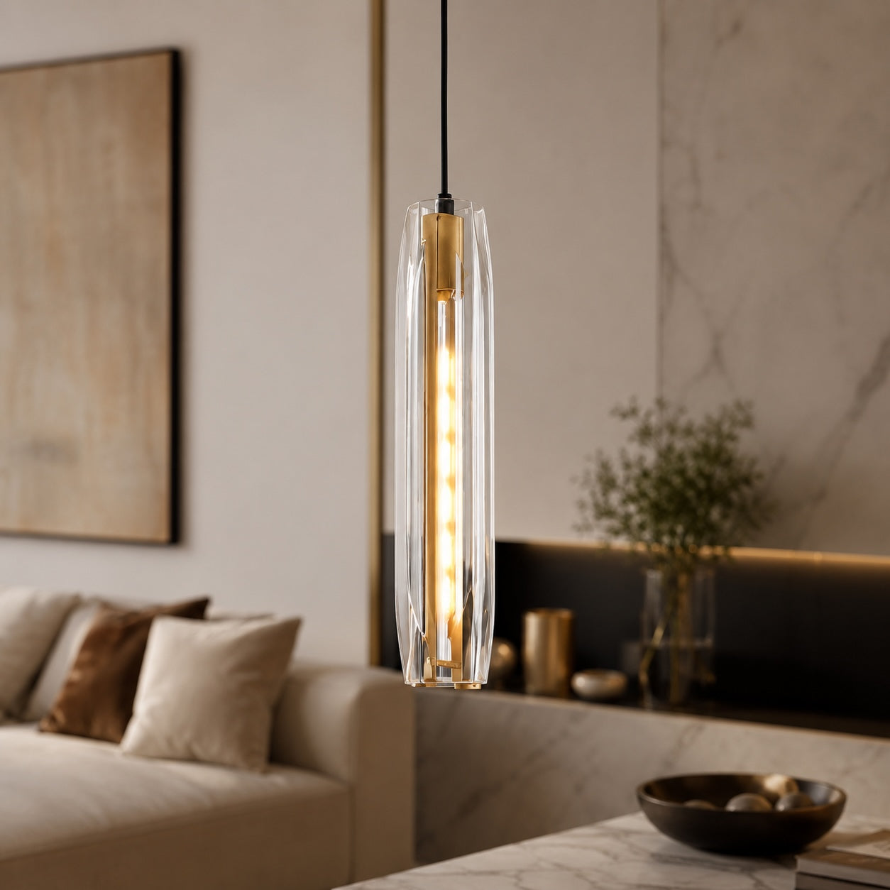 K9 Crystal Pendant Light – pendant light image 2