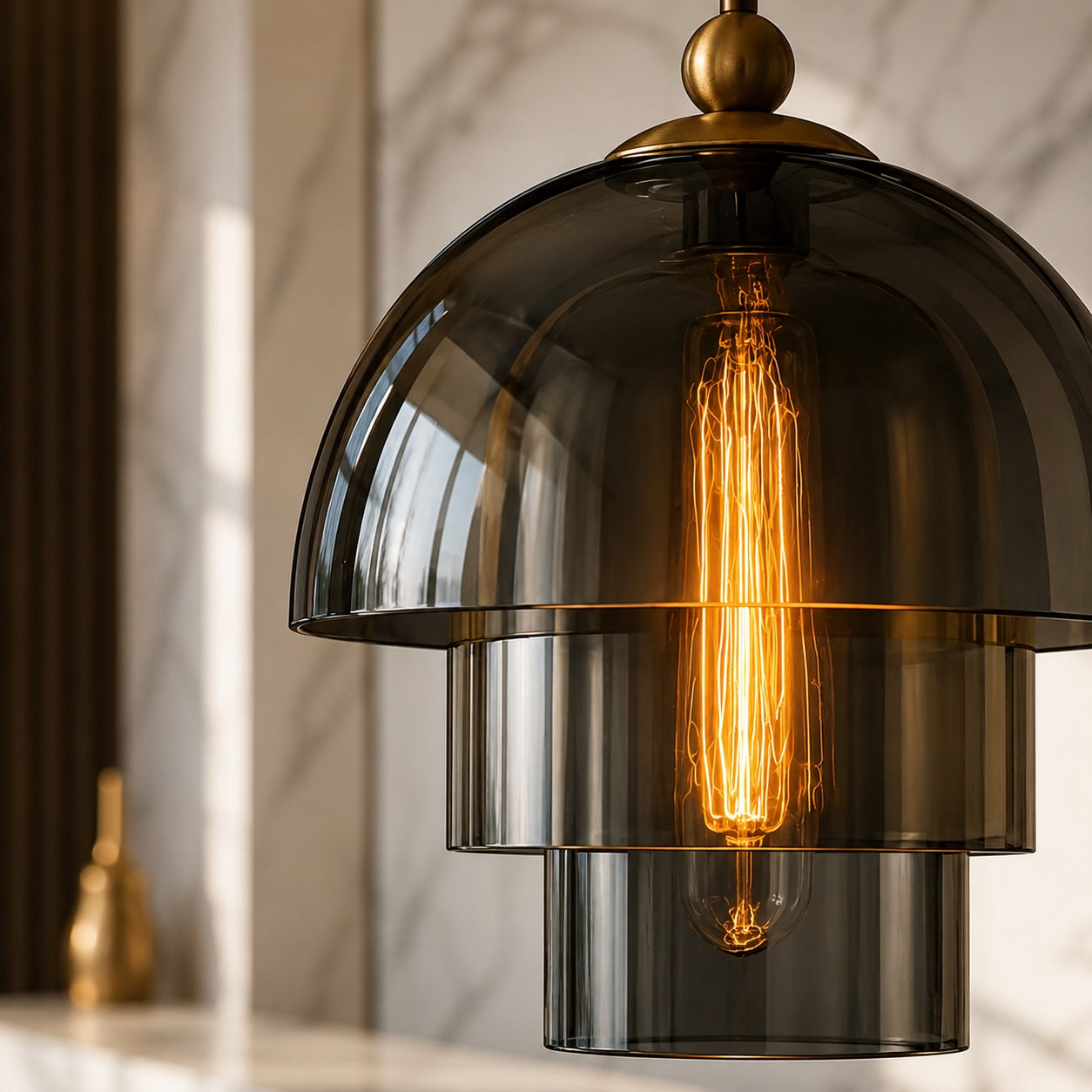 Champagne Glass Pendant Light – pendant light image 3