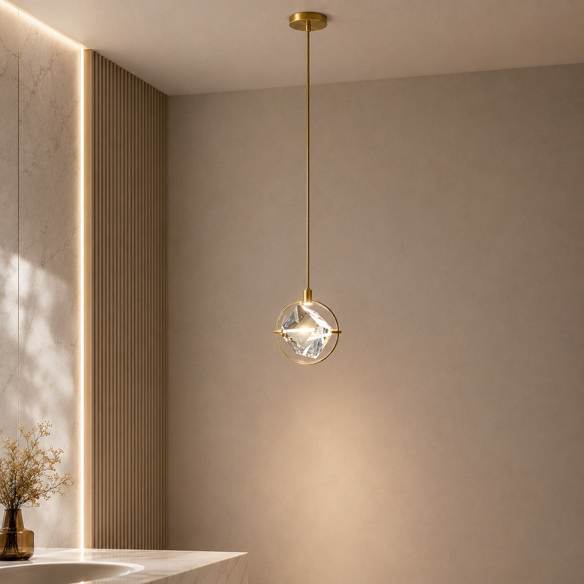 Crystal COB LED Pendant Light – pendant light image 2