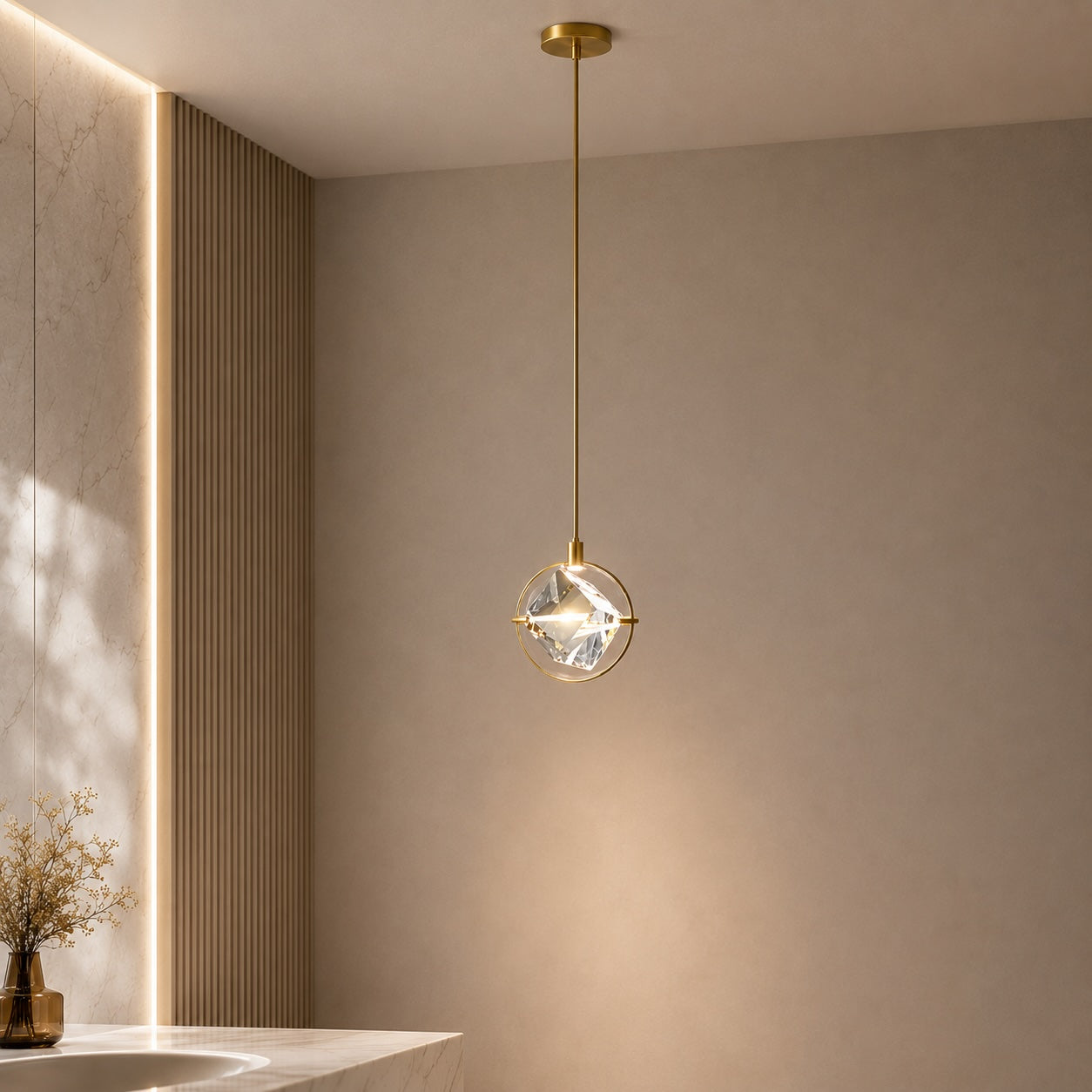 Crystal COB LED Pendant Light – pendant light image 2